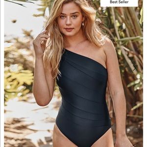 BRAND NEW NEVER WORN/ Summersalt “side kick” swimsuit in “sea urchin” (black)